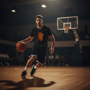 Real Hoopers Tee - Heart